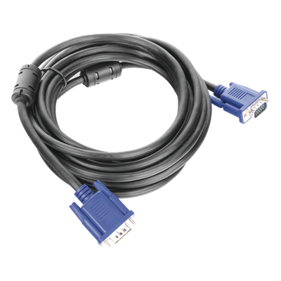 VGA-5M - Extensión VGA / 5 m (16.40 ft) / HD15 Macho-Macho / Doble Blindaje / Full HD 1080p