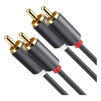 10520 - Ugreen 10520 cable de audio 5 m 2 x RCA Negro