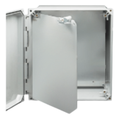 GAB-FD3XX - Gabinete para exterior / IP66 NEMA 4X / Policarbonato UV / 14' x 12' x 6' / Riel DIN 35mm / Gestión de cables