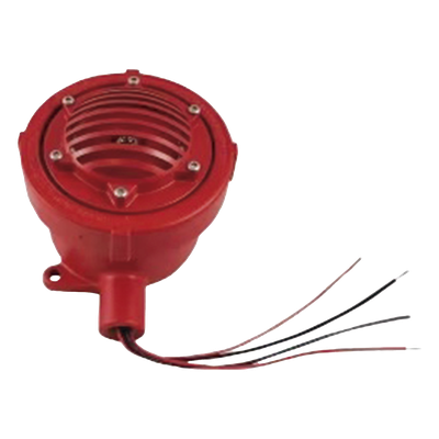 FHEX-24SMR - Bocina Vibratone a prueba de explosiones / 24 Vcd / 99 dBA a 10 pies (109 dBA a 1 m) / Roja / NEMA 4X / UL-CSA-cUL