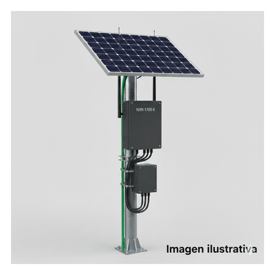 PL1224G1RV2 - Kit Solar PoE Pasivo 24 Vcc / Panel 130 W / Batería 120 Ah / Autonomía 48 h / 12 Vcc / 427 pies