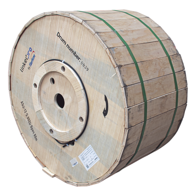 MINI-ADSS-12C/4KM - Cable Fibra Óptica ADSS / Monomodo G.652D / 12 Hilos / Span 80 m (262.5 ft) / Cubierta MDPE / Sin Metal