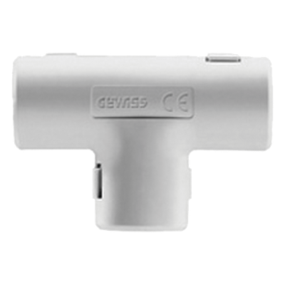 DX-40-220 - Unión en T para Tubería Rígida / PVC Auto-extinguible / 20 mm / Libre de Halógenos / Instalaciones Eléctricas
