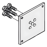 119-RIG326 - Refaccion para barreras CAME / Placa intermedia / compatible con barreras KXBGG4M / G3750