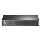 TLSF1009P - Switch PoE+ No Administrable / 9 Puertos 10/100 Mbps / 8 Puertos PoE 802.3af/at / 65W / Alcance 250 m (820 ft) / Sin Ventilador