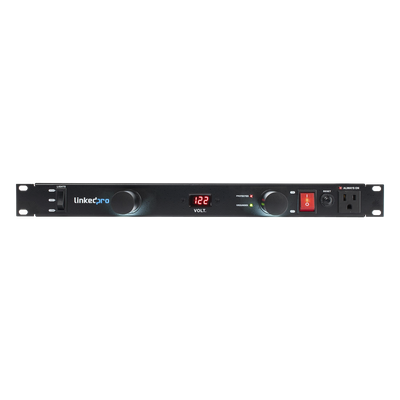 LP-PDU-11DP - PDU para Rack / 11 Salidas NEMA 5-15R / 120 Vca / 15 A / 1U / 19 in / Cable 1.80 m / Protección contra Sobretensiones