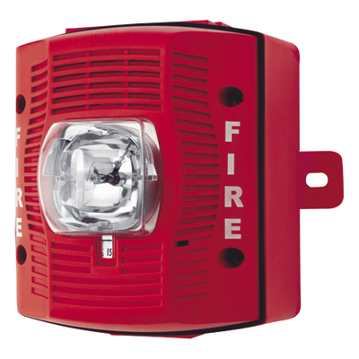 SP-SRK - Bocina con estroboscópico para exterior / NEMA 4X - IP56 / 15-115 cd / 25/70.7 Vrms / SpectrAlert Advance
