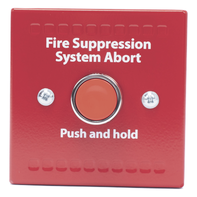HCVR-AS-R - Botón de Aborto / Montaje Superficial / Certificación UL y FM / Supresión de Incendio / 4.5 x 4.5 x 2.5 in
