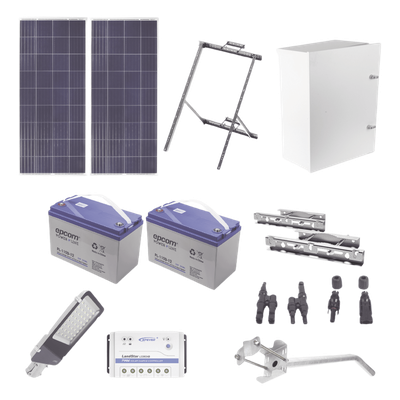 KIT-SL-60W - Kit de energía solar para alumbrado de 60 W