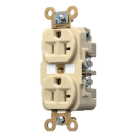 HUB-HBL5362I - Contacto Dúplex Industrial / 20 A / 125 V / 2 Polos 3 Hilos / NEMA 5-20R / Grado Industrial / Interior Seco