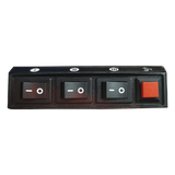 XDKQH01 - Switch de Control / 4 Interruptores / 12 VCC / 15 A / 104x55x33 mm / 4.09x2.17x1.30 in