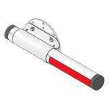 1601-518 - Brazo de Aluminio de 14ft (4.26m) / Iluminación LED Color BLANCO incluida/  Montaje y Arnés de Conexión no incluidos