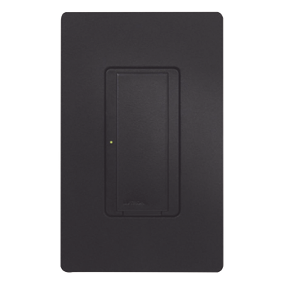 RRD8SDVMN - Switch Electrónico de Pared / Doble Voltaje 120-277 V / Sin Neutro / 8 A Iluminación / 1/10 HP / RF 431-437 MHz / Multilocación