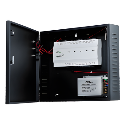 INBIO-260PRO-20K - Controlador de Acceso 2 Puertas / 20,000 Huellas / 30,000 Tarjetas / ADMS PUSH / TCP/IP / Gabinete y Fuente 12V/5A