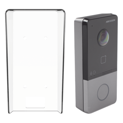DS-KV6113-PE1(C)/K - Kit Videoportero IP / 2 Megapixel / PoE IEEE802.3af / IP65 / WDR 129° / 1 Departamento / 6 Monitores / 128 Tarjetas Mifare / 1 Salida Relay / -40°C a +53°C (-40°F a +127°F)