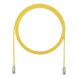 UTP28SP3YL - Cable de Parcheo Cat6 / UTP 28AWG / 3.8 mm Diámetro / 0.91 m (3 Pies) / Amarillo / CM-LSZH / PoE BT