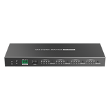 TT414PRO - Switch Matricial HDMI / 4x4 / 4K UHD 4096x2160@60Hz / HDR10 / 18 Gbps / 600 MHz / Audio 7.1 / EDID / Downscaling Automático