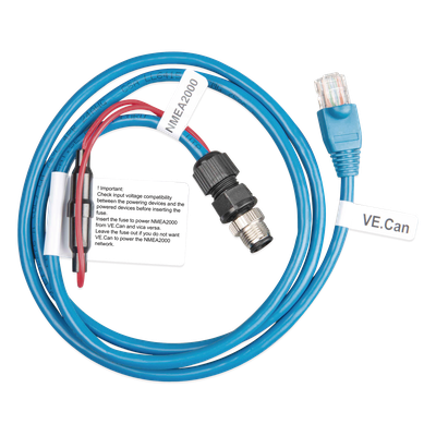 VE.CAN/NMEA2000 - Cable de Interfaz Náutico / VE.CAN a NMEA 2000 / Certificado NMEA 2000 / Compatible Simrad Lowrance Garmin / Diseño Marinizado