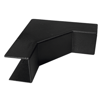 TMK-1720-EI-N - Esquinero Interior / PVC Autoxtinguible / Para Canaleta TMK-1720-N-CC / Color Negro