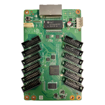 DS-DR31H-12/U - Tarjeta Receptora LED / 12 Puertos / 512 x 512 Píxeles / 16 Bit / Corrección Cromática Luz por Luz / Ajuste Gamma RGB Independiente