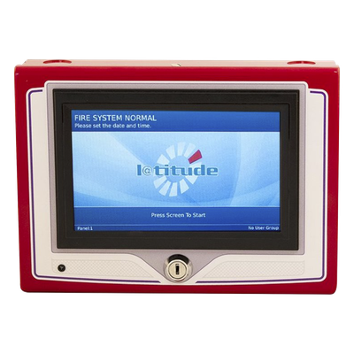 LFC00NC-10 - Repetidor de red / Pantalla táctil 7" (800x480 px) / Alimentación 24VCD / Ajuste automático de brillo / Gabinete acero superficie o semiempotrado