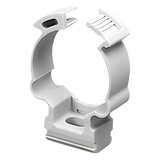 GW-50-606 - Soporte de Collar para Tubería / Diámetro 20 mm / PVC Autoextinguible / Libre de Halógenos / Montaje en Pared y Techo