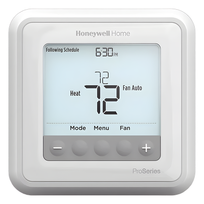 TH6320U2008/U - Termostato programable / 3H/2C bomba de calor o 2H/2C convencional / Programación 7 días, 5-2, 5-1-1 / Pantalla 5.44 in² / Serie T6 Pro