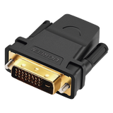 20124 - Ugreen 20124 cambiador de género para cable HDMI DVI Negro, Oro