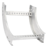CHVI908R8X12AK - Curva Vertical de 90° / Perfil Z de Aluminio / Peralte 3 1/4" / Ancho 12" / Radio 8" / Interior y Exterior