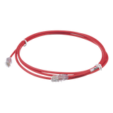 UTP28X7RD - Cable de Parcheo UTP / Cat6A / 28AWG / CM-LSZH / 2.13 m (7 ft) / Rojo