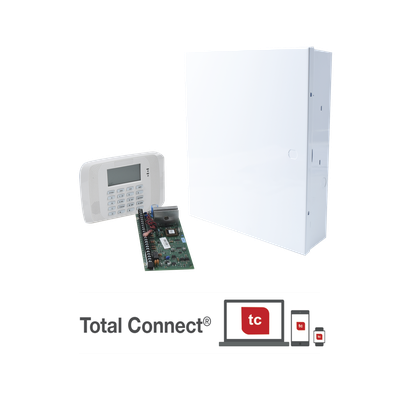 VISTA48/6162RF - Panel de alarma VISTA-48LA / Teclado-receptor 6162RF / Hasta 64 zonas (48 protección + 16 llavero) / 3 particiones / Serie 5800