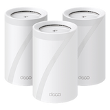 DECO-BE65-3PACK - Sistema Mesh Wi-Fi 7 / Triple Banda BE9300 Mbps / 2 Puertos 2.5 Gigabit / 4 Antenas Internas Beamforming / MLO Multi-Link / Cobertura 3 Unidades