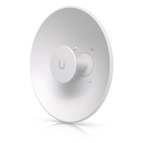 UISP-DISH-MINI - Antena Direccional Tipo Plato / 26 dBi / Frecuencia 5150 a 6875 MHz / Resistencia Viento 200 km/h (124.3 mph) / IPx6 / Montaje Directo Radio