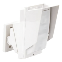 HX80N - Detector PIR Exterior / 24 m (78.7 ft) de Alcance / 180° Giro Horizontal / IP65 / 18 Zonas de Detección / Montaje a 3 m (9.8 ft)