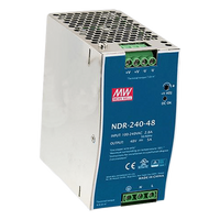 NDR24048 - Fuente de Poder Industrial / 240W / 48Vcc / 5A / Riel DIN / Entrada Universal 90-264Vca