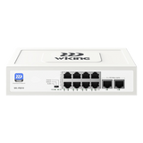 WKPS210 - Switch PoE No Administrable / 8 Puertos 10/100 Mbps PoE af/at / 2 Puertos Uplink 10/100 Mbps / Presupuesto PoE 76 W / Alcance PoE 250 m (820.2 ft)