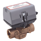 VC4011AK1000T - Válvula Motorizada de 2 Vías / Actuador Integrado / Conexión BSPT 3/4" / Control On/Off / 100-130 VCA / Flujo Bidireccional