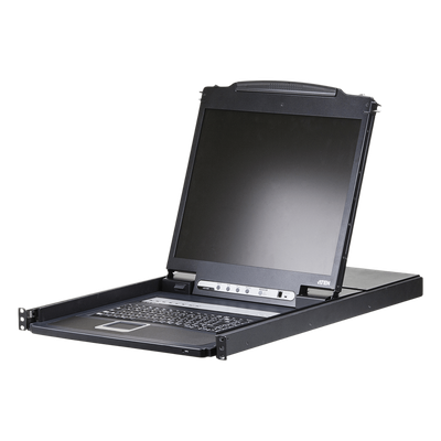 CL1308N - Conmutador KVM LCD / 19' LED / 8 Puertos / VGA / USB y PS/2 / 1280x1024 a 75 Hz / Control en Cascada hasta 128 Ordenadores