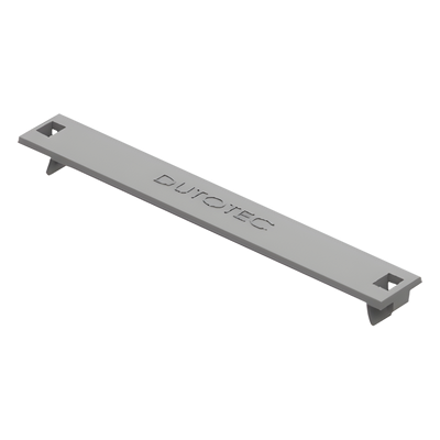 DX18640 - Remate de tapa / Canaleta DX10000 / ABS V0 / Blanco / -20°C a +80°C