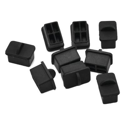 LP-SFP - Protectores Anti-Polvo / Puerto SFP / Silicona / 25 Piezas / Negro