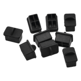 LP-SFP - Protectores Anti-Polvo / Puerto SFP / Silicona / 25 Piezas / Negro