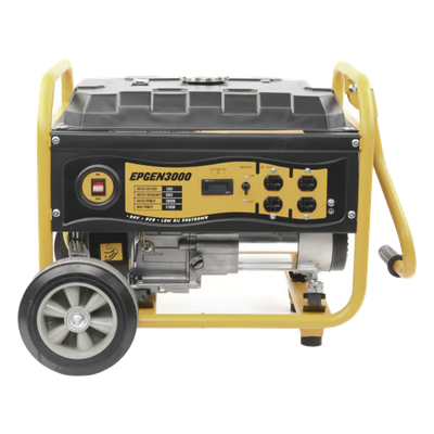 EPGEN3000 - Generador a Gasolina / 3 kW / 7 HP / 110 Vca / Arranque Manual / Tanque 15 L / 10 h Autonomía