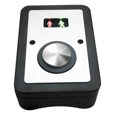 PROBUTTON - Botón de Petición de Cruce Peatonal / IP65 / Operación -40°C a 80°C / Alimentación AC 85-265V o DC 12-24V / Salida 500W / Gabinete 640 x 480 x 120 mm