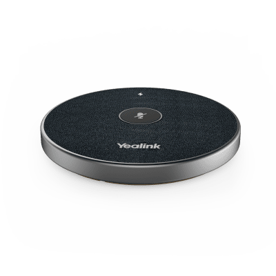 VCM36W-PACKAGE - Micrófono Inalámbrico de Mesa / Captación 360° / Alcance 6 m (19.7 ft) / Arreglo de 3 Micrófonos / Wi-Fi Cifrado / Base de Carga Incluida