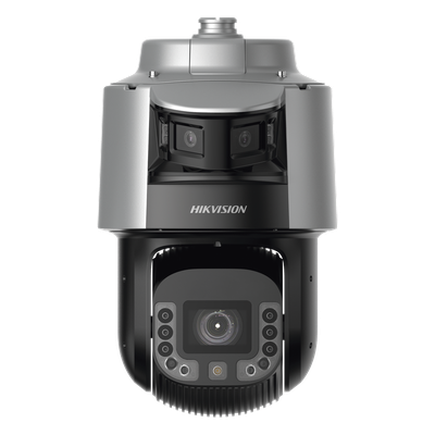 DS-2SF8C442MXG-ELW/26(F0) - [TandemVu] Domo PTZ IP 4 Megapixel con Cámara Panoramica 180º de 6 Megapixel / 42X Zoom / 300 mts IR y 30 mts Luz Blanca / IP67 / IK10  / Autoseguimiento / Wiper / Deep learning / Entrada-Salida de Audio y Alarma / Ultra Baja Iluminació