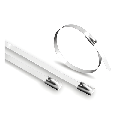 TH-360-INOX - Cincho de Acero Inoxidable / 4.6 x 360 mm / Rango -80°C a +150°C / 100 piezas / 1.18 x 14.17 pulgadas