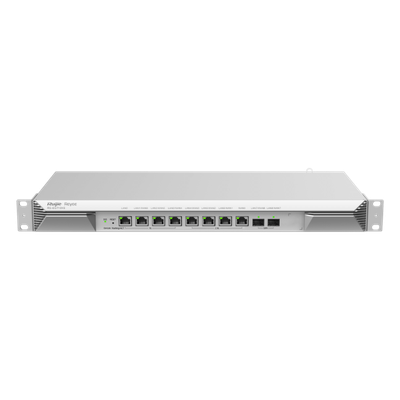 RG-EG710XS - Router Balanceador SD-WAN / 9 Servicios WAN / Throughput 3 Gbps / 700 Usuarios Concurrentes / 300 Sucursales / Dual SFP+ / Gestión Cloud