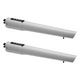 10599807 - Kit de Operadores FAAC S418 para Puertas Abatibles de hasta 2.7m y 300Kg / Con Capacidad de Respaldo de Baterías y Desbloqueo Manual