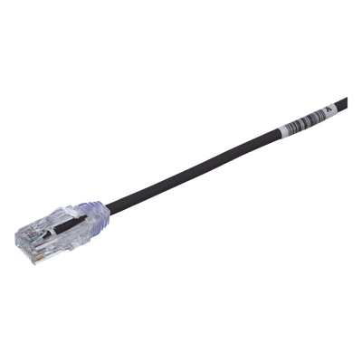UTP28SP6INBL - Cable de Parcheo UTP / Cat6 / 28AWG / Diámetro Reducido 3.8 mm / 15.2 cm (6 in) / Negro / CM/LSZH