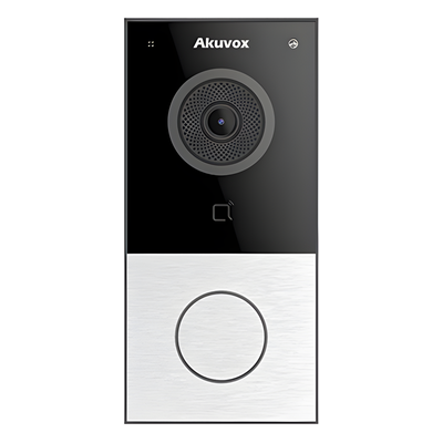 E12W - Akuvox E12W Gris IP65 Plástico Pared MicroSD (TransFlash) -36 dB